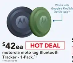 Harvey Norman motorola moto tag Bluetooth Tracker offer