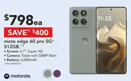 Harvey Norman moto edge 60 pro 5G 512GB. offer