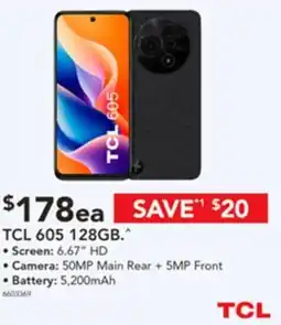 Harvey Norman TCL 605 128GB offer