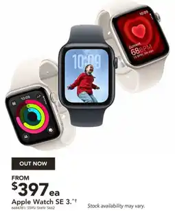 Harvey Norman Apple Watch SE 3 offer