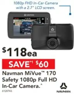 Harvey Norman Navman MiVue 170 Safety 1080p Full HD offer