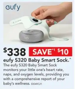 Harvey Norman eufy S320 Baby Smart Sock offer