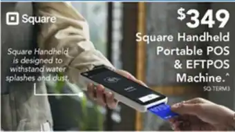 Harvey Norman Square Handheld Portable POS & EFTPOS Machine offer