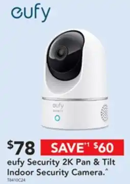 Harvey Norman eufy Security 2K Pan & Tilt Indoor Security Camera offer