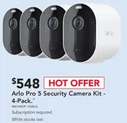 Harvey Norman Arlo Pro 5 Security Camera Kit offer