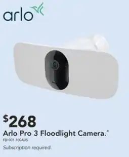 Harvey Norman Arlo Pro 3 Floodlight Camera offer