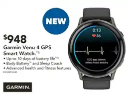 Harvey Norman Garmin Venu 4 GPS Smart Watch offer
