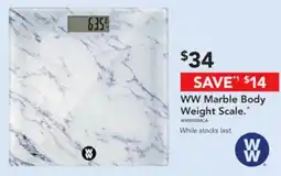 Harvey Norman WW Marble Body Weight Scale offer