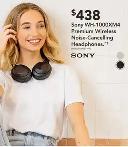 Harvey Norman Sony WH-1000XM4 Premium Wireless Noise-Cancelling Headphones offer
