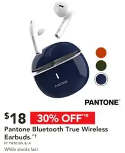 Harvey Norman Pantone Bluetooth True Wireless Earbuds offer