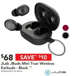 Harvey Norman JLab JBuds Mini True Wireless Earbuds - Black offer