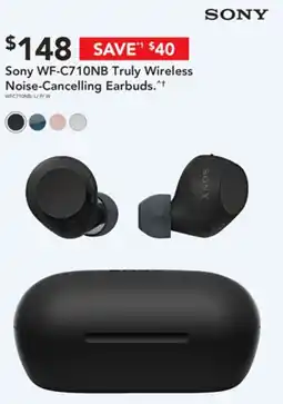 Harvey Norman Sony WF-C710NB Truly Wireless Noise-Cancelling Earbuds offer
