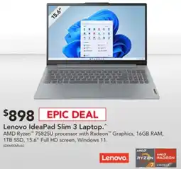 Harvey Norman Lenovo IdeaPad Slim 3 Laptop offer