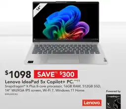 Harvey Norman Lenovo IdeaPad 5x Copilot+ PC offer