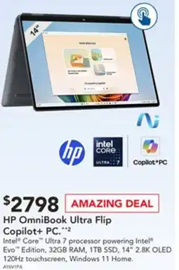 Harvey Norman HP OmniBook Ultra Flip Copilot+ PC offer