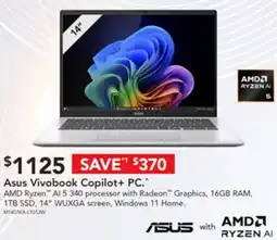 Harvey Norman Asus Vivobook Copilot+ PC offer