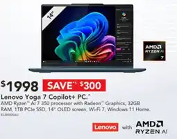 Harvey Norman Lenovo Yoga 7 Copilot+ PC offer