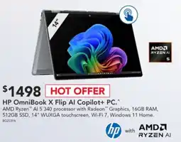 Harvey Norman HP OmniBook X Flip Al Copilot+ PC offer