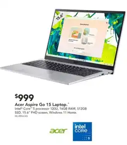 Harvey Norman Acer Aspire Go 15 Laptop offer
