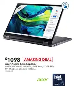 Harvey Norman Acer Aspire Spin Laptop offer
