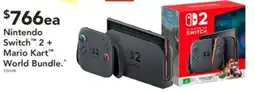 Harvey Norman Nintendo Switch 2+ Mario Kart™ World Bundle. offer