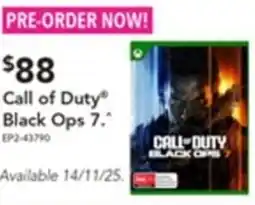 Harvey Norman Call of Duty Black Ops 7 offer