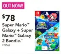 Harvey Norman Super Mario Galaxy + Super Mario Galaxy 2 Bundle offer
