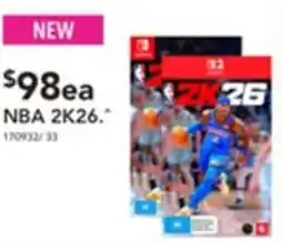 Harvey Norman NBA 2K26 offer