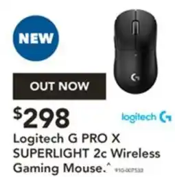 Harvey Norman Logitech g pro x superlight 2c wireless gaming mouse offer