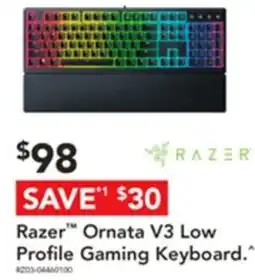 Harvey Norman Razer ornata v3 low profile gaming keyboard offer
