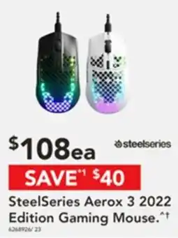 Harvey Norman Steelseries aerox 3 2022 edition gaming mouse offer