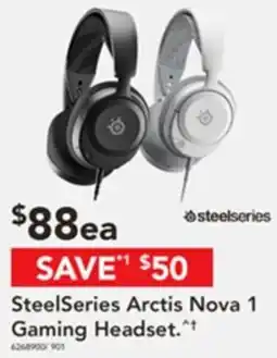 Harvey Norman Steelseries arctis nova 1 gaming headset offer