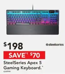 Harvey Norman Steelseries apex 5 gaming keyboard offer
