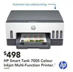 Harvey Norman Hp smart tank 7005 colour inkjet multi-function printer offer