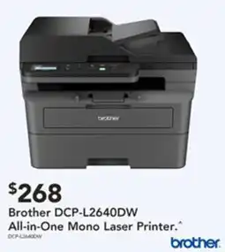 Harvey Norman Brother dcp-l2640dw all-in-one mono laser printer offer