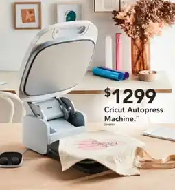 Harvey Norman Cricut autopress machine offer