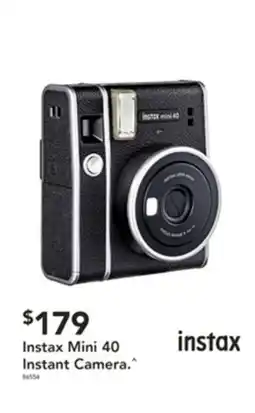 Harvey Norman Instax mini 40 instant camera offer