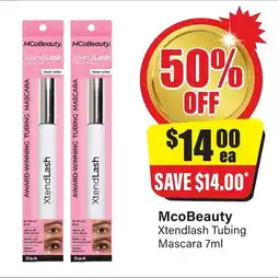Chemist Discount Centre Mcobeauty xtendlash tubing mascara offer