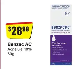 Chemist Discount Centre Benzac ac acne gel 10% offer