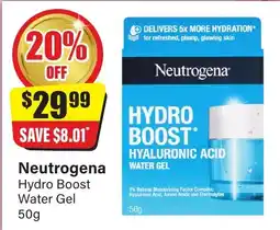 Chemist Discount Centre Neutrogena hydro boost water gel offer