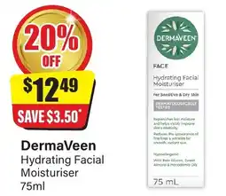 Chemist Discount Centre Dermaveen hydrating facial moisturiser offer