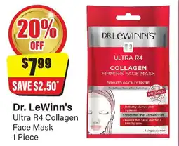 Chemist Discount Centre Dr. lewinn's ultra r4 collagen face mask offer