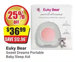 Chemist Discount Centre Euky bear sweet dreams portable baby sleep aid offer