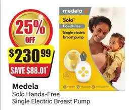 Chemist Discount Centre Medela solo hands-free single electric breast pump offer