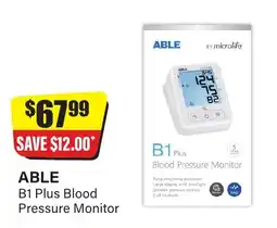 Chemist Discount Centre Able b1 plus blood pressure monitor offer