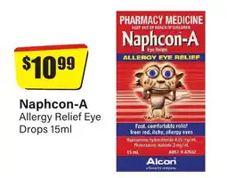 Chemist Discount Centre Naphcon-A Allergy Relief Eye Drops offer