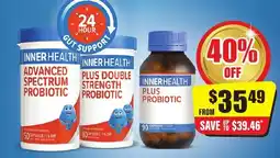 Chemist Discount Centre Inner health advanced spectrum probiotic offer