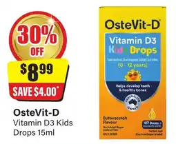 Chemist Discount Centre Ostevit-d vitamin d3 kids drops offer
