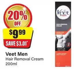 Chemist Discount Centre Veet men hair removal cream offer