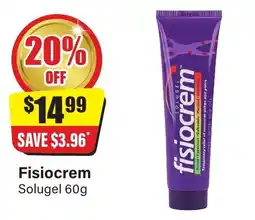 Chemist Discount Centre Fisiocrem solugel offer